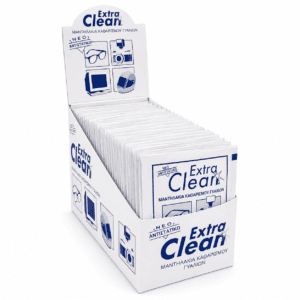 Extra Clean Αντιστατικά Μαντηλάκια Καθαρισμού Γυαλιών (1τεμ)