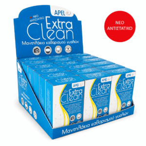 Extra Clean Αντιστατικά Μαντηλάκια Καθαρισμού Γυαλιών 180τεμ.