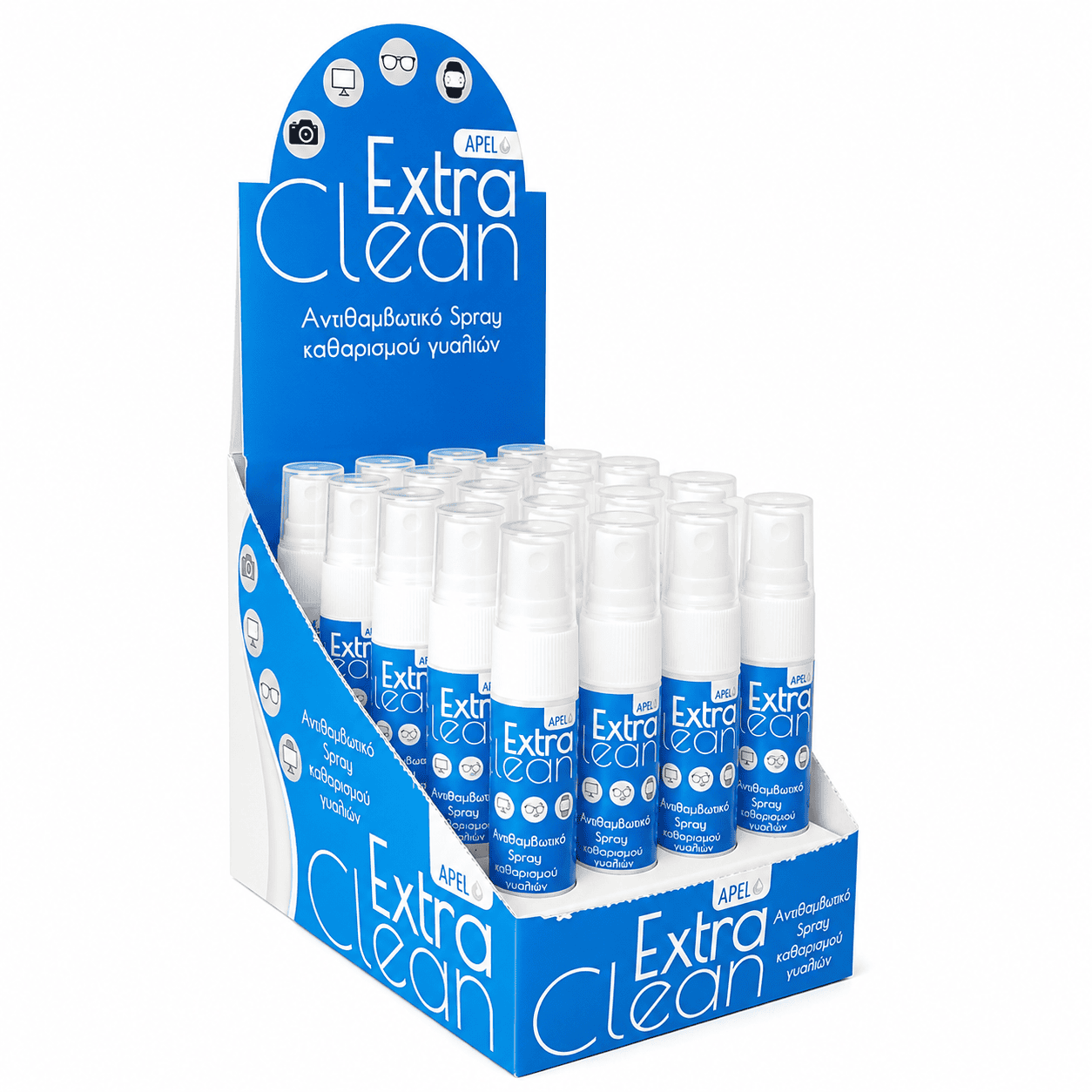 Extra Clean Spray 20ml – Καθαριστικό Spray για Φακούς & Οθόνες