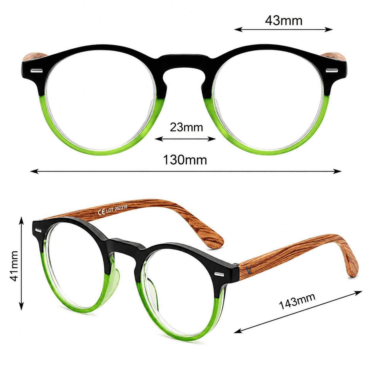 Γυαλιά διαβάσματος Visual Care - VC3004 Πράσινο - Image 4