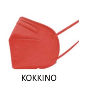 Barbeador Max-02 Filtering Half mask FFP2 ΚΟΚΚΙΝΟ 20τμχ