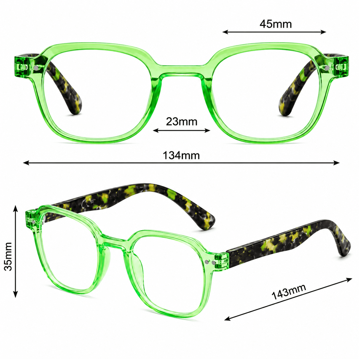 Γυαλιά διαβάσματος Visual Care - VC3012 Πράσινο - Image 4