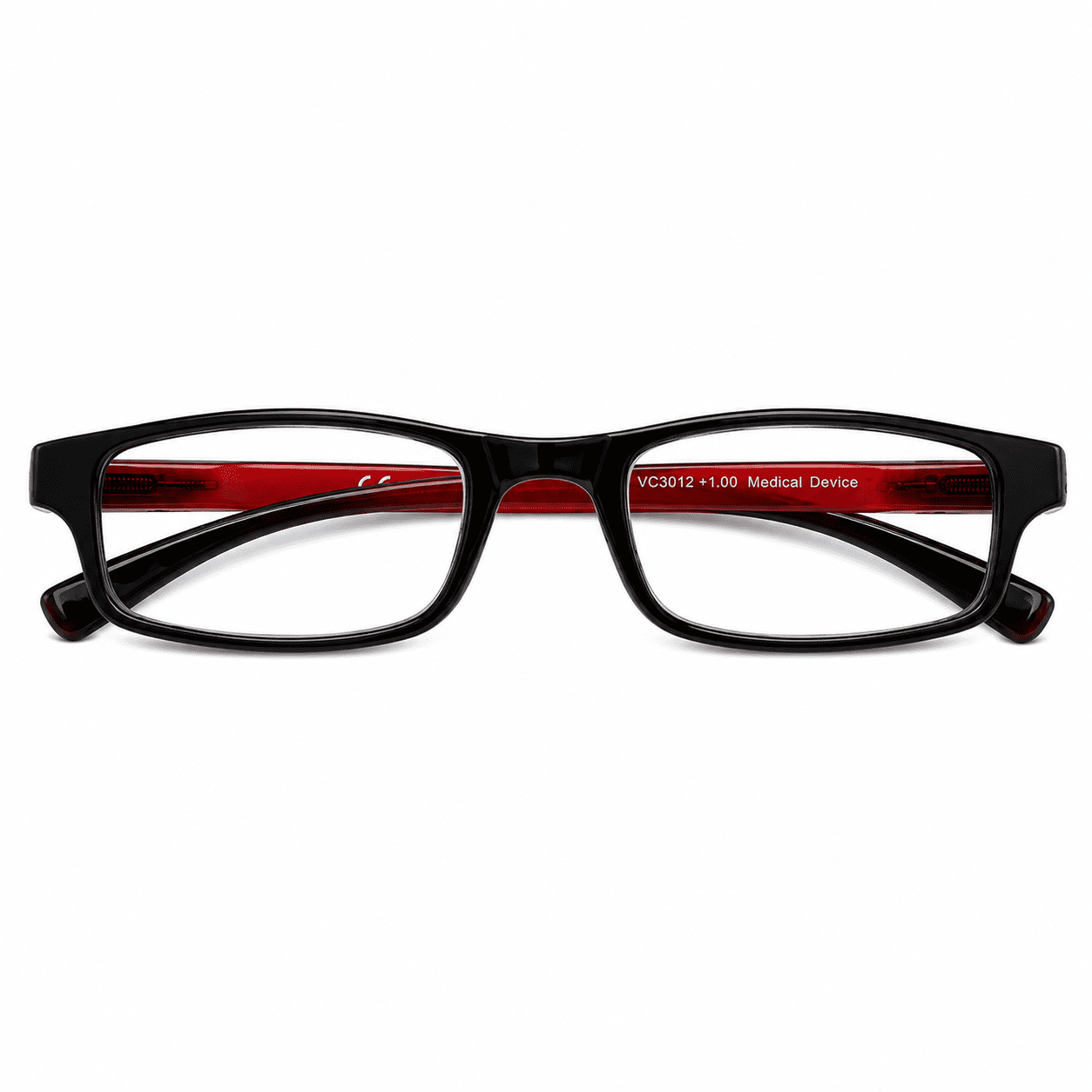 Γυαλιά διαβάσματος Visual Care - VC3020 Μαύρο - Κόκκινο - Image 2