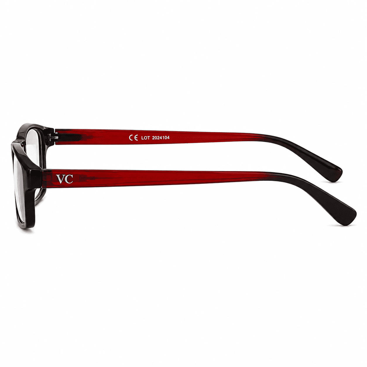 Γυαλιά διαβάσματος Visual Care - VC3020 Μαύρο - Κόκκινο - Image 3