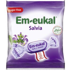 Em-Eukal Καραμέλες για το λαιμό και το βήχα με γεύση φασκόμηλου, 50g