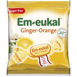 Em-Eukal Καραμέλα με γεύση Πορτοκάλι-Πιπερόριζα (ginger)
