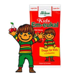 Em-Eukal Παιδική Καραμέλα με γεύση Αγριοκέρασο, 75gr