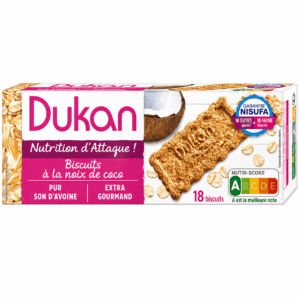 DUKAN Μπισκότα Βρώμης με καρύδα (18 τμχ), 225g