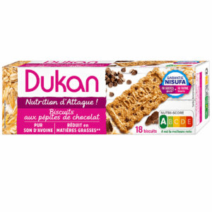 DUKAN Μπισκότα Βρώμης με κομμάτια σοκολάτας (18 τμχ), 225g