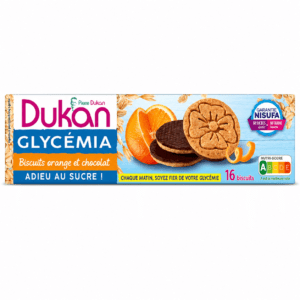 DUKAN GLYCEMIA Μπισκότα Βρώμης με πορτοκάλι και σοκολάτα (16 τμχ), 160g