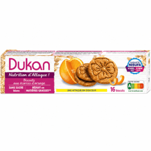 DUKAN Μπισκότα Βρώμης με φλούδα πορτοκάλι (16 τμχ), 132g