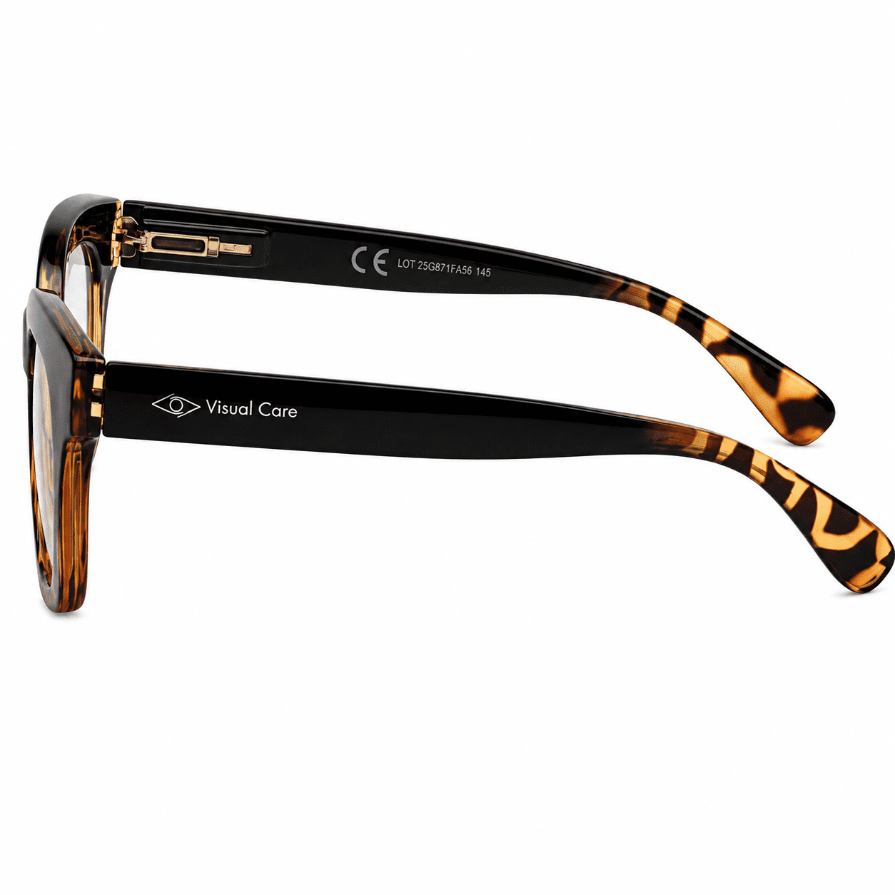 Γυαλιά διαβάσματος Visual Care - VC3027 Μαύρο - Καφέ Ταρταρούγα - Image 3
