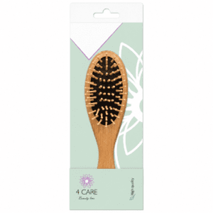 Ξύλινη Οβάλ Βούρτσα Μαλλιών 4 Care Beauty Line